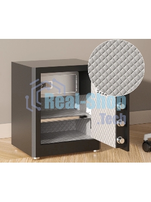 Сейф Deli ET597 800x480x420 мм, электронный/ключевой/биометрический, черный