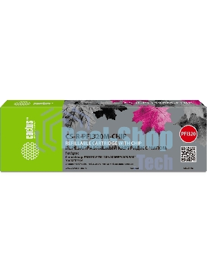 Картридж струйный Cactus CS-R-PFI320M-CHIP PFI-320M пурпурный (260мл) для Canon imagePROGRAF TM-200/200MFP/205/300/300MFP/305/250/255/350/355 с чипом