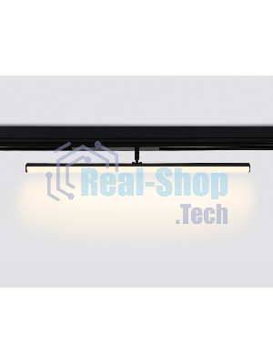 Управляемый светодиодный светильник для шинопровода Magnetic Ambrella light GL1361 BK черный IP20 12W 3000K-6400K 220V 120° 608*25*110 (Без ПДУ)