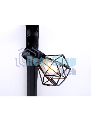Трековый однофазный светильник Ambrella light GL5002 BK черный E27 max 40W D92*163