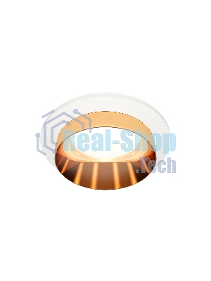 Комплект встраиваемого светильника Ambrella light XC6512024 SWH/PYG белый песок/золото желтое полированное MR16 GU5.3 (C6512, N6134)