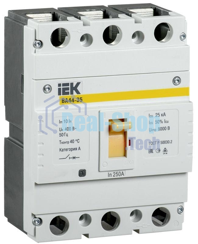 Выключатель автоматический IEK SVA4410-3-0250 ВА44 35 3Р 250A 15кА