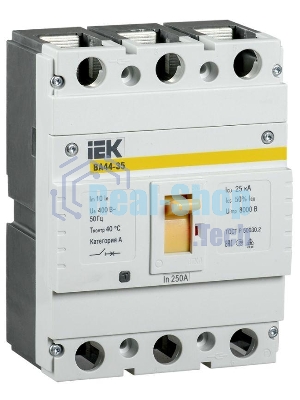 Выключатель автоматический IEK SVA4410-3-0250 ВА44 35 3Р 250A 15кА