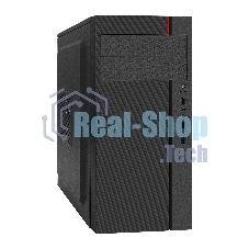 Компьютерный корпус Miditower ExeGate AA-440U-AA450 (ATX, AA450 8 см, 2*USB+1*USB 3.0, аудио, черный)