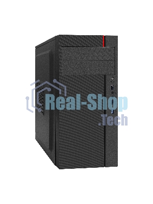 Компьютерный корпус Miditower ExeGate AA-440U-AA450 (ATX, AA450 8 см, 2*USB+1*USB 3.0, аудио, черный)