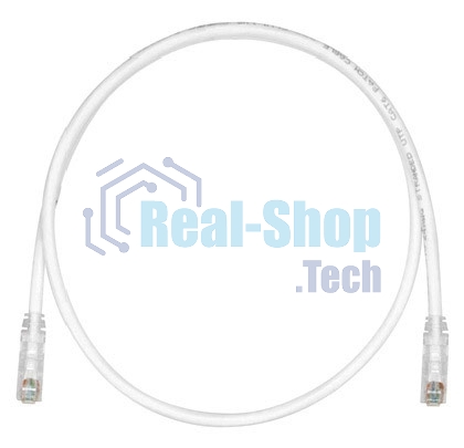 Кабель Патч-корд Panduit UTPSP5MY вилка RJ-45-вилка RJ-45 кат.6 5м белый ПВХ