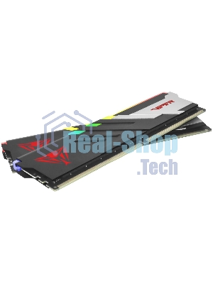 Оперативная память Patriot Viper Venom, DDR5, 32GB (2x16GB), 6800MHz, CL34, DIMM, с радиаторами, RGB, черный