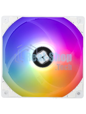 Кулер для корпуса Thermalright TL-C12CW-S (120x120x25мм, 4-pin PWM, ARGb, 66.17CFM, 25.6dBA, 1550RPM, белый)