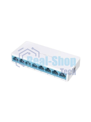 Коммутатор Mercusys MS108, 8 портов Ethernet 100 Мбит/с