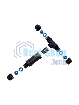 Кабельный коннектор T-образный Rexant (3PIN 0,5-2,5мм2) IP68