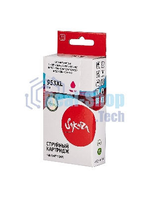 Картридж струйный Sakura F6U17AE (№953XL Magenta) для HP, пурпурный, 26 мл., 1600 к.