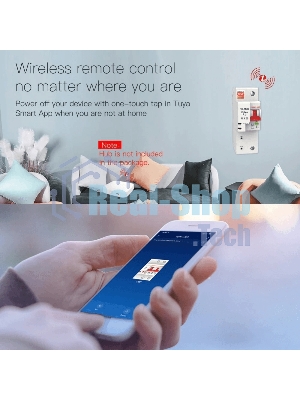 Выключатель MOES Zigbee circuit breaker 1P 10A ZCB-SC-1P10