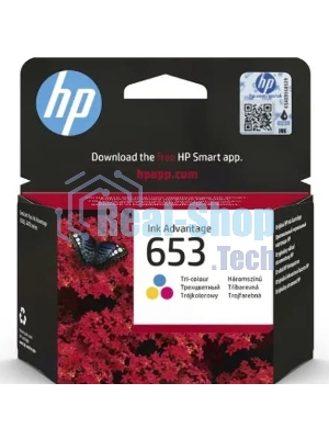 Картридж HP 653 струйный трехцветный (200 стр)
