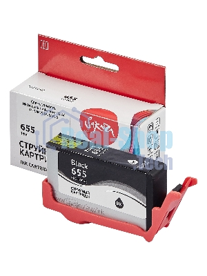 Картридж струйный Sakura CZ109AE (№655 Black) для HP, черный, 11 мл., 600 к.