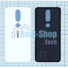 Задняя крышка для Nokia X6 белый