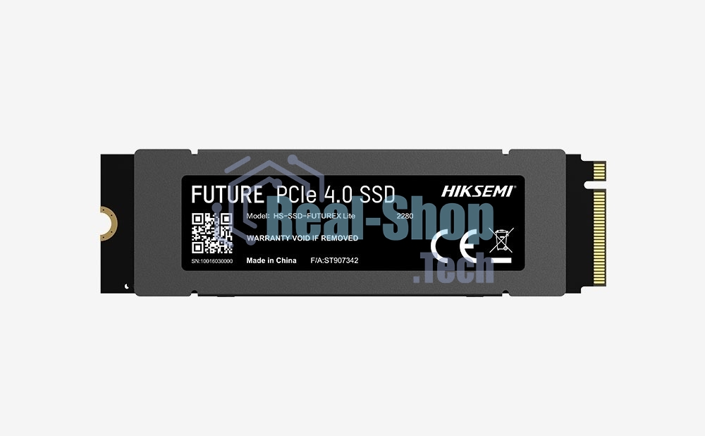 Накопитель SSD HIKSEMI FUTURE LITE, 1024Gb, PCIe 4.0 x4, M.2 2280, NVMe, R/W 7000/6000