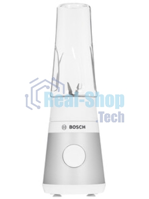 Блендер стационарный Bosch MMB2111T серебристый, 450 Вт, 1 скорость