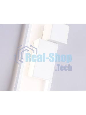 Светильник Ambrella light FL5222 SWH белый песок LED 3000K/4200K/6400K 24W 400*140*100