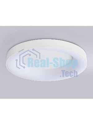 Потолочный светодиодный светильник Ambrella light FZ1401 WH белый IP20 48W 3000K-6500K D500*50 (ПДУ ИК)