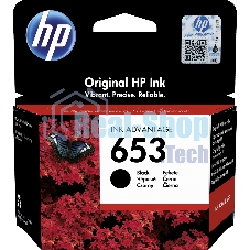 Картридж HP 653 струйный черный (360 стр)