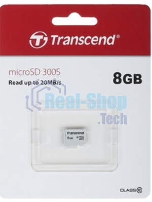 Флеш карта microSDHC 8Gb Class10 Transcend TS8GUSD300S w/o adapter