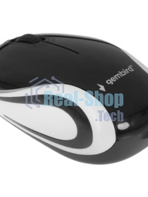 Мышь беспроводная Gembird MUSW-610 черный, 1200 dpi, радиоканал, USB, кнопки - 3