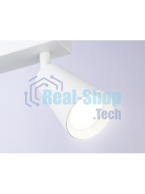 Накладной поворотный спот Ambrella light TA13145/2 WH белый GU10/2 max 12W 295*60*130