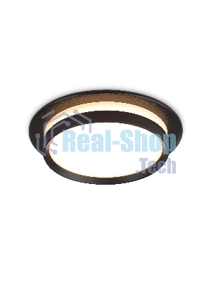Светильник Ambrella light TN5215 BK черный GX53 max 15W D105*40