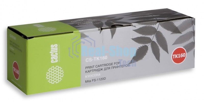 Картридж лазерный Cactus CS-TK160 черный (2500 стр.) (туба, 120 г.) для Kyocera Mita FS 1120D