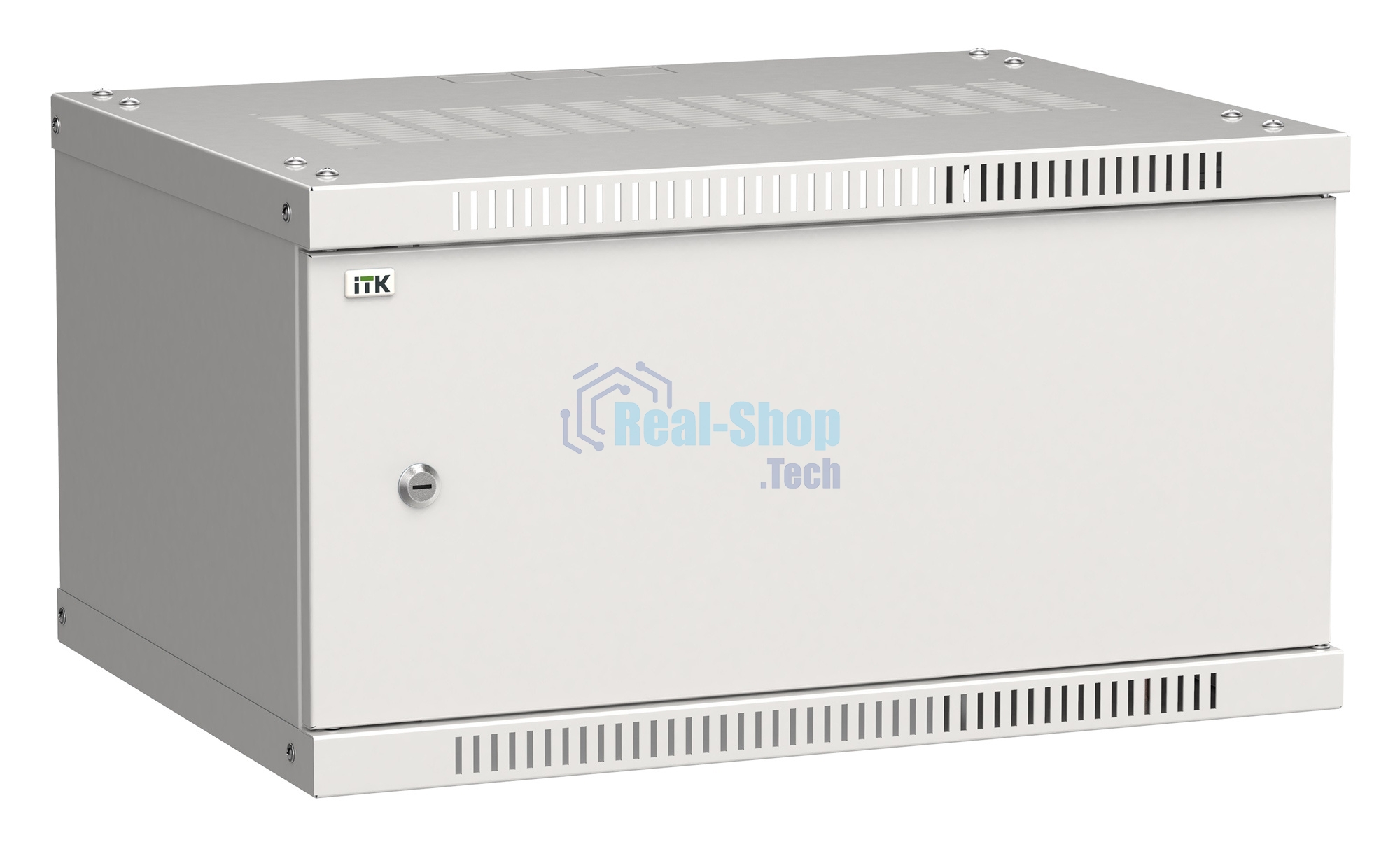 Шкаф ITK LWE3-06U64-MF LINEA WE 6U 600x450 мм дверь металл серый