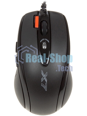 Мышь проводная A4Tech X-710BK черный, 2000 dpi, USB, кнопки - 7