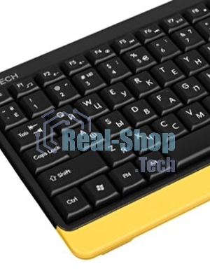 Комплект клавиатура+мышь A4Tech FStyler FG1110 беспроводной, USB, 2000 DPI, чёрный/серый