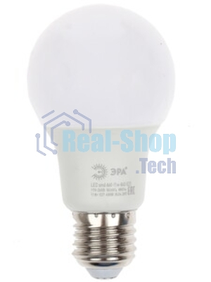 Лампа светодиодная ЭРА STD LED A60-11W-840-E27 11 Вт груша нейтральный белый свет