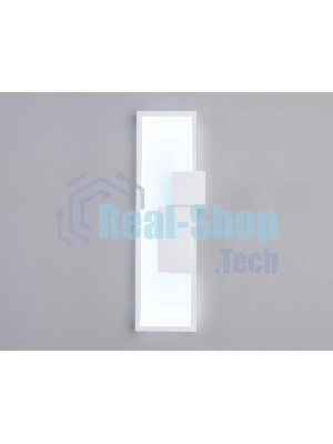 Светильник Ambrella light FL5222 SWH белый песок LED 3000K/4200K/6400K 24W 400*140*100