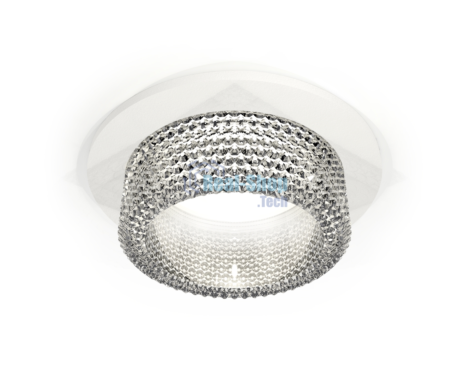 Комплект встраиваемого светильника Ambrella light XC6512040 SWH/CL белый песок/прозрачный MR16 GU5.3 (C6512, N6150)
