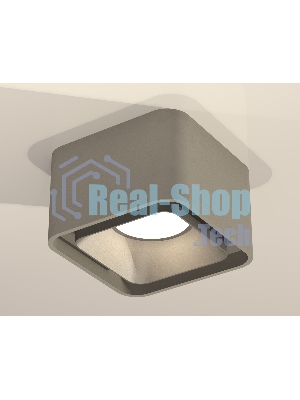 Светильник Ambrella Light XS7834003 SGR/SSL серый песок/серебро песок MR16 GU5.3 (C7834, N7703)