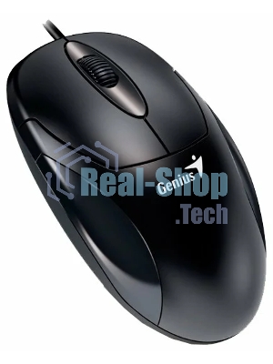 Мышь проводная Genius XScroll V3 черный, 1000 dpi, USB, кнопки - 3