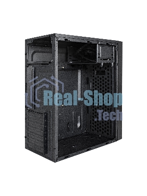 Компьютерный корпус Miditower ExeGate AA-440U-AA500 (ATX, AA500 8 см, 2*USB+1*USB 3.0, аудио, черный)