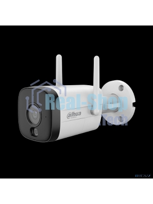 Уличная цилиндрическая IP-видеокамера Dahua DH-IPC-HFW1339DTK1-SW-PV 2.8 WI-FI SmartDualLight 3Мп; 1/2.8” CMOS; объектив 2.8мм; обнаружение людей, микрофон, ИК 30м, LED 30м, IP67, металл/пластик