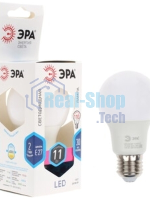 Лампа светодиодная ЭРА STD LED A60-11W-840-E27 11 Вт груша нейтральный белый свет