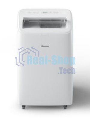 Кондиционер мобильный Hisense AP-12CW4GQCS00 12000 BTU, 25 м², 50 дБ, охлаждение, осушение, белый