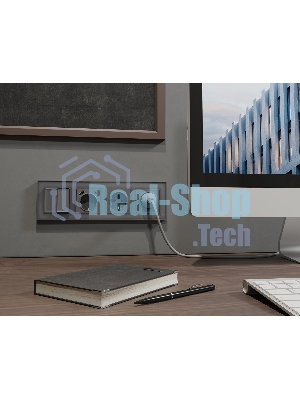 Комплект механизма 2-кл проходного выключателя ALFA Антрацит серый QUANT (AP6530, VM120) MA653020