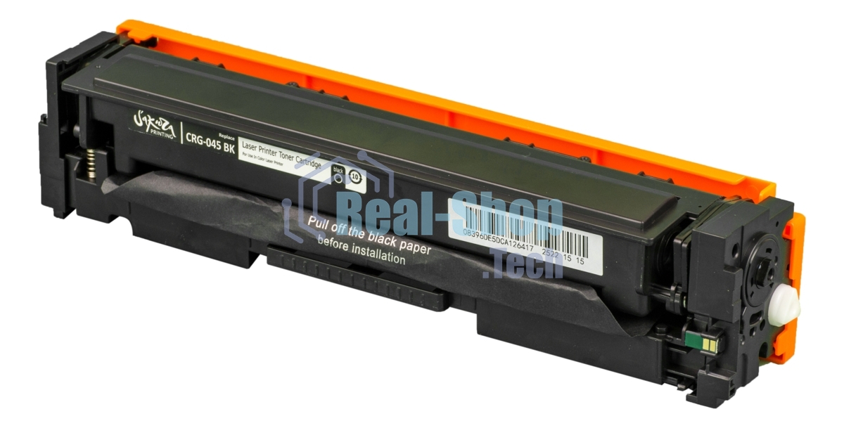 Картридж лазерный Sakura CRG045BK для Canon i-SENSYS LBP-610C, MF-630C, черный, 1 400к.