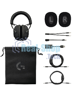 Гарнитура Logitech G Pro X Gaming Headset чёрный, проводная, USB/3.5 мм