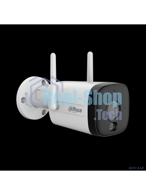 Уличная цилиндрическая IP-видеокамера Dahua DH-IPC-HFW1339DTK1-SW-PV 2.8 WI-FI SmartDualLight 3Мп; 1/2.8” CMOS; объектив 2.8мм; обнаружение людей, микрофон, ИК 30м, LED 30м, IP67, металл/пластик