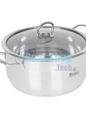 Кастрюля RASHEL Гретта R-50 5 л из нерж ст. кр., 2