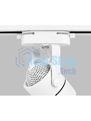 Трековый однофазный светильник со сменной лампой Ambrella light GL5101 WH белый GU10 max 12W