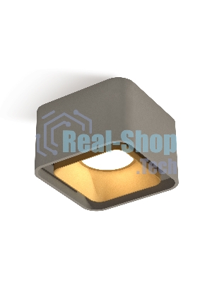 Светильник Ambrella Light XS7834004 SGR/SGD серый песок/золото песок MR16 GU5.3 (C7834, N7704)