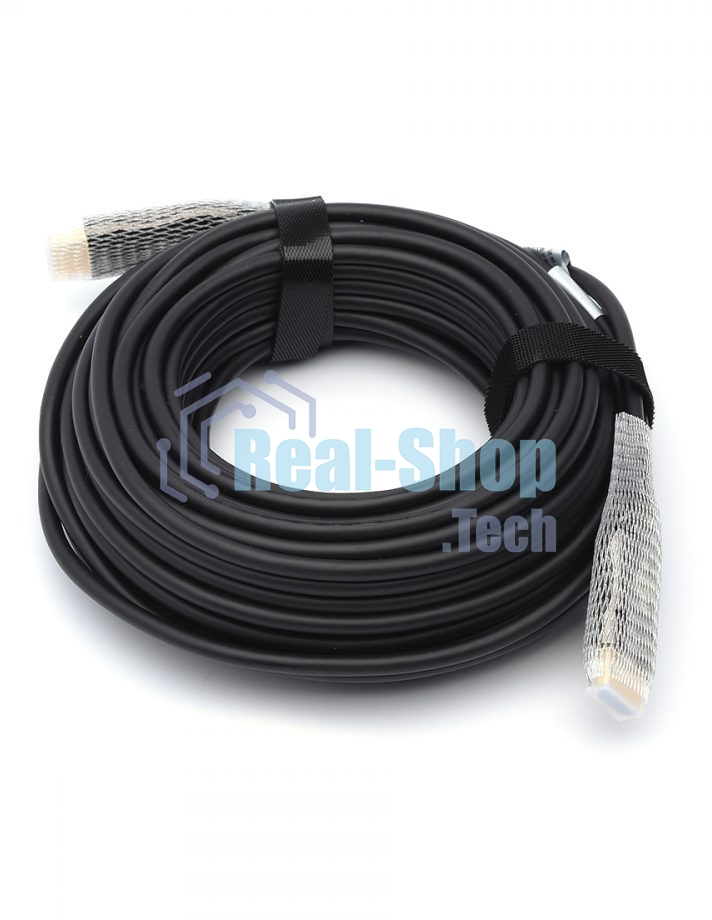 Кабель HDMI 30 м (HIGH speed, Metal gold, Optical) 8K VER 2.1 Кабель HDMI 30 м (HIGH speed, Metal gold, Optical) 8K VER 2.1