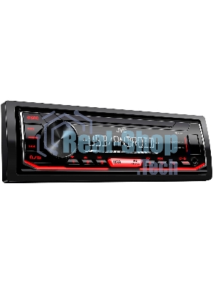 Автомагнитола JVC KD-X152M, 1 DIN, USB Type-A, AUX, съёмная панель